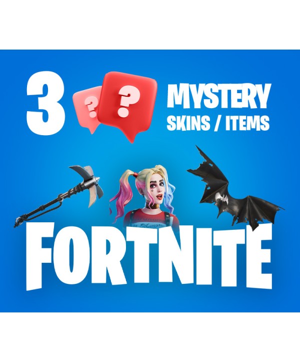 3 Mystery Fortnite Skins / Items PC Epic Games Epic Games Key GLOBAL